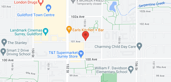 map of 412 15322 101 AVENUE
